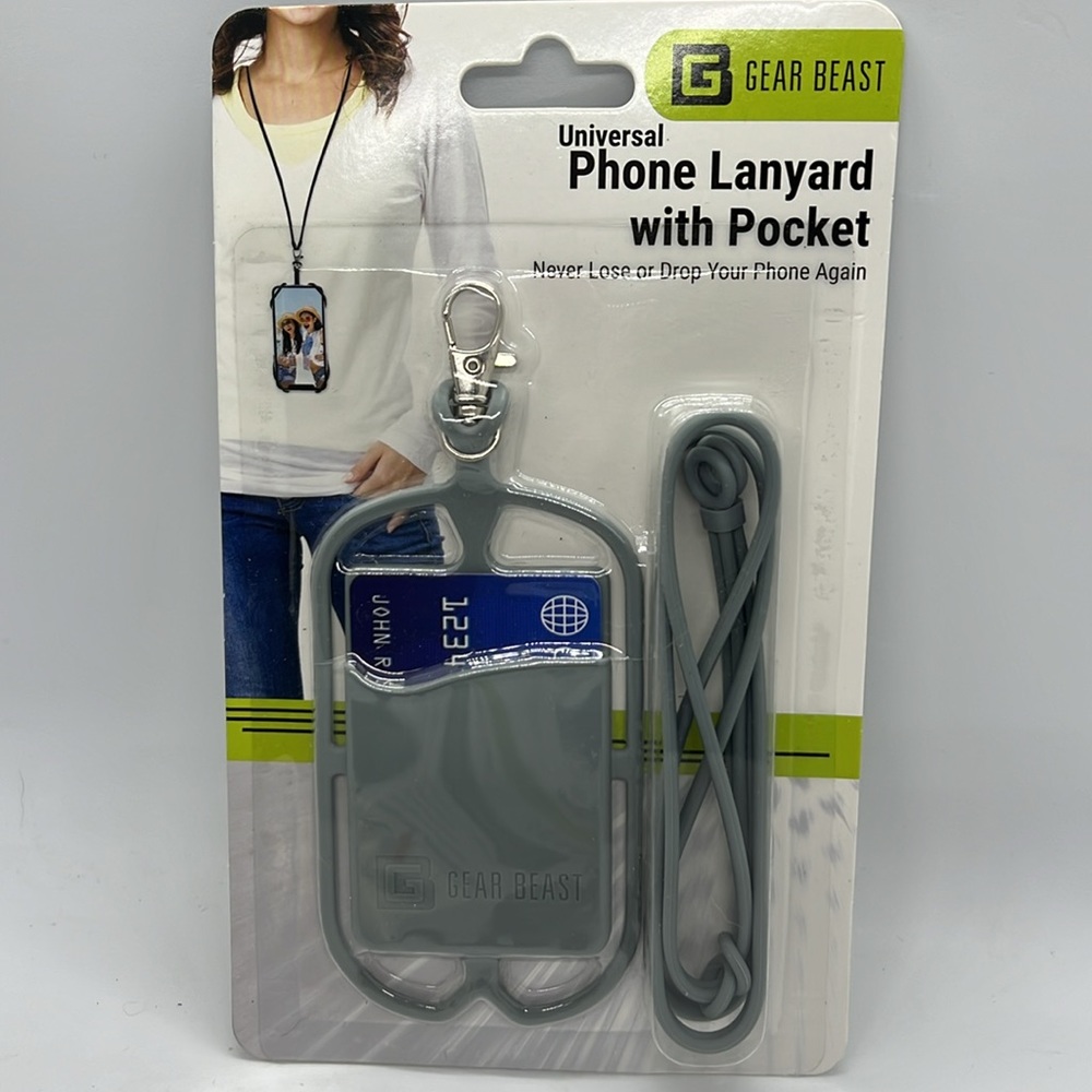 Universal Phone Lanyard with Pocket NEW NWT